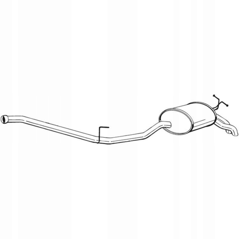 Tłumik układu wydechowego tył - BOSAL BOS287-087