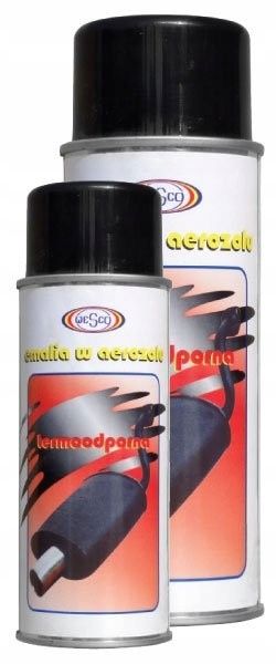 Wesco-lakierowniczy 400ml- temper.czarny mat. WSC100101E