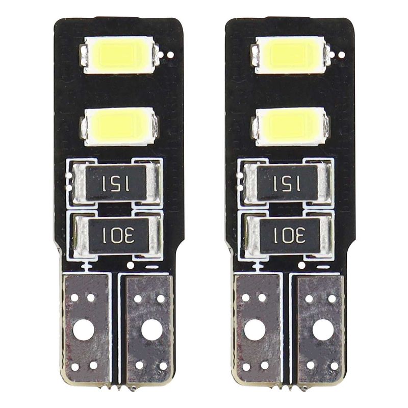 Żarówki LED CANBUS 4SMD 5730 T10 W5W White - AMIO AMI01630
