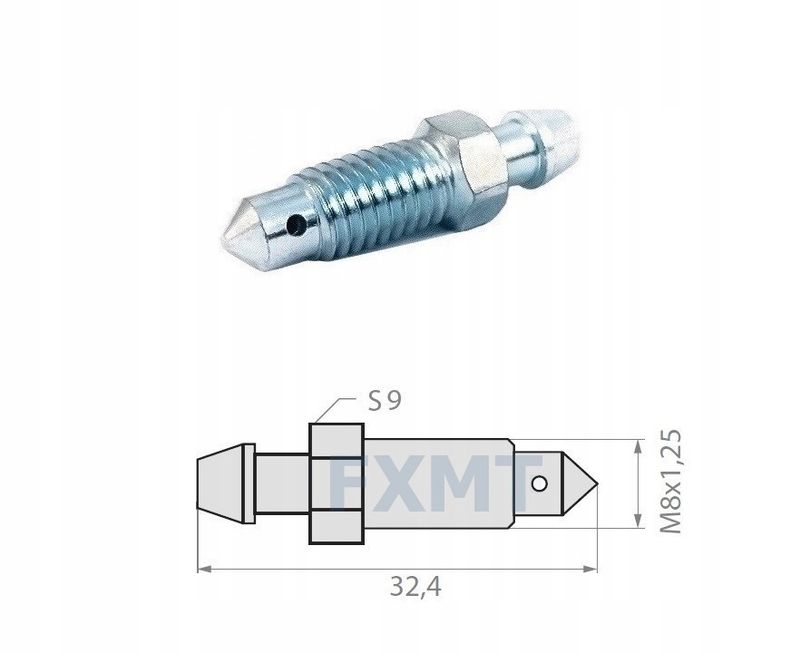 Odpowietrznik hamulca - WP WP5-300-0015/10