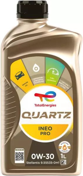 Olej total 0w-30 quartz ineo pro 1l OLETOT0W301PRO