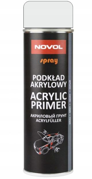 Novol-spray acryl primer white 500ml NOV91548
