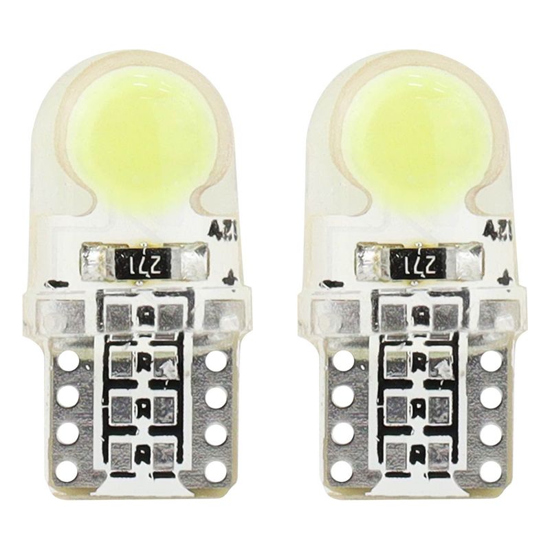 Żarówki LED STANDARD White W5W T10e COB 12V - AMIO AMI01441