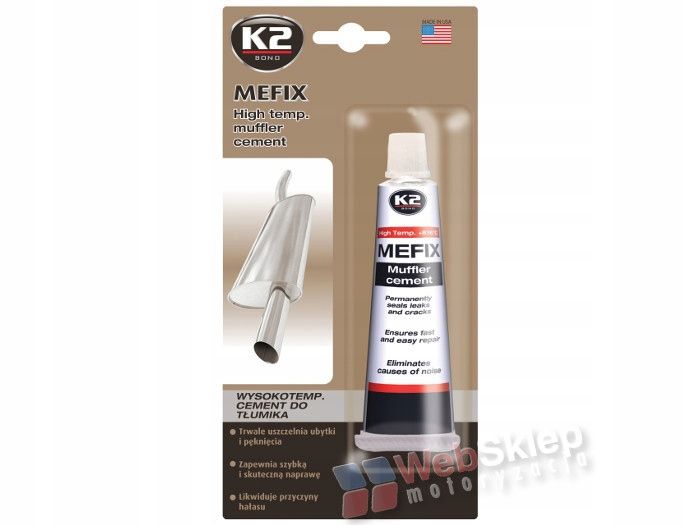 K2-mefix cement do tłumikow 140g - K2 MELLE MELB306