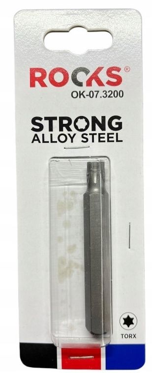 Long bit 10 mm (3/8 ) torx t45 x 75 mm, s2 - Rooks OK-07.3200