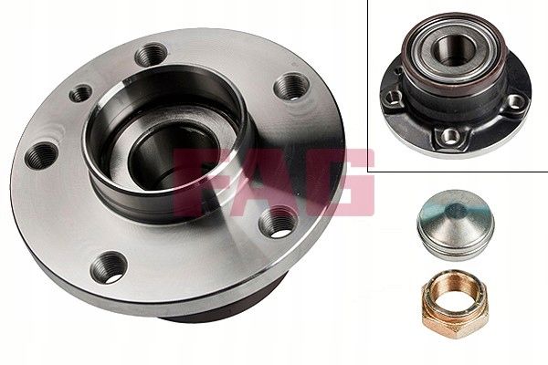 Łożysko koła piasta tył L/P - FAG 713 6909 90