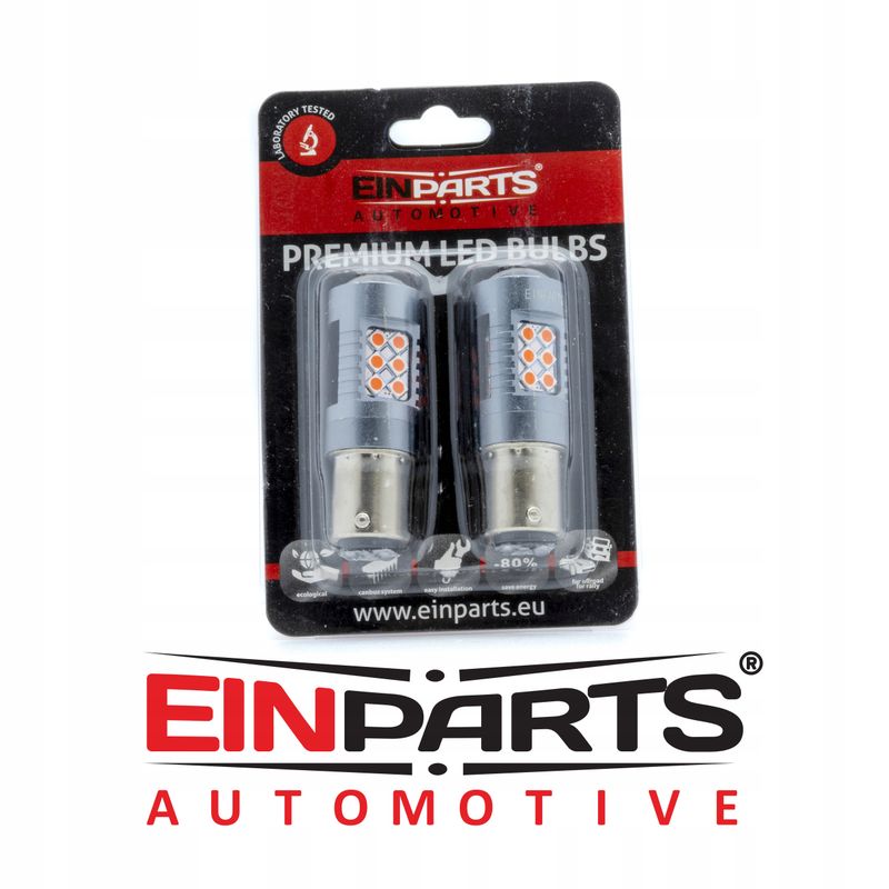 Zarowka 12v p21/5w 24 smd 3030 czerwony EPL293