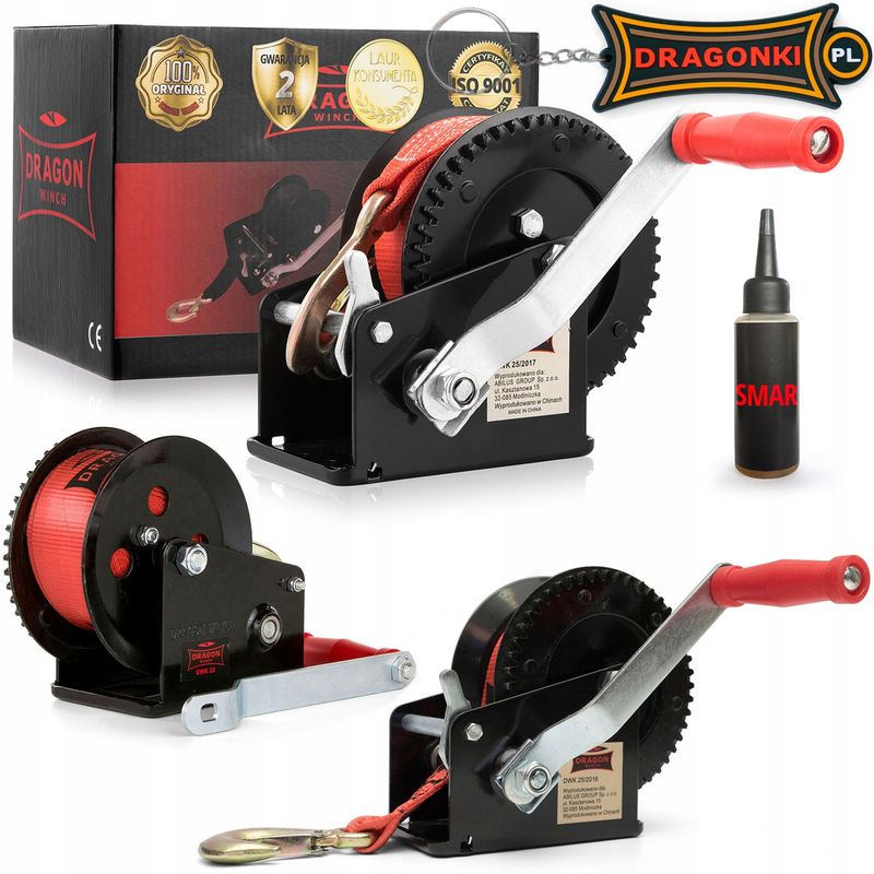 Wyciągarki korbowe - DRAGON WINCH DWK25PAS