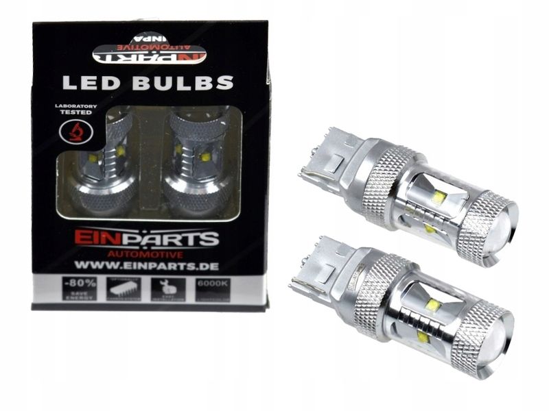 Zarowka 12v 7440 t20 w21w 6cree led 30w EPL34