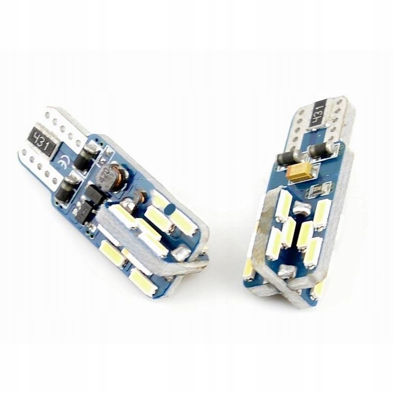 Zarowka 12v led w5w t10 24 smd 4014 canb EPL52