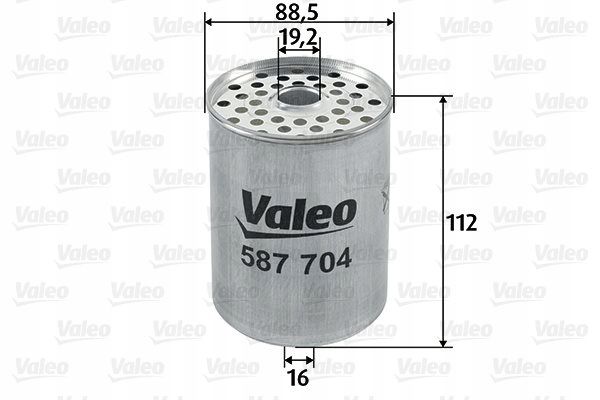 Filtr paliwa diesel puszkowy - VALEO 587704