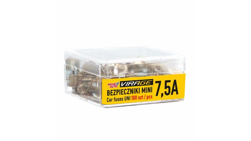 Bezpiecznik plaski mini 7,5a /100szt/ - VIRAGE AMT94-058