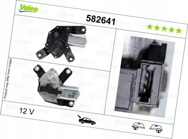 Silnik wycieraczek tylnych - VALEO 582641
