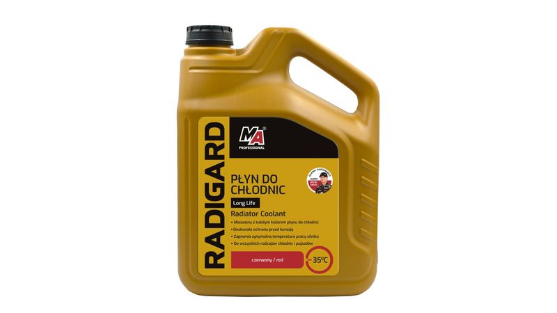 Płyn do chłodnic radigard 5l czerwony - MOBILER AMT61-111