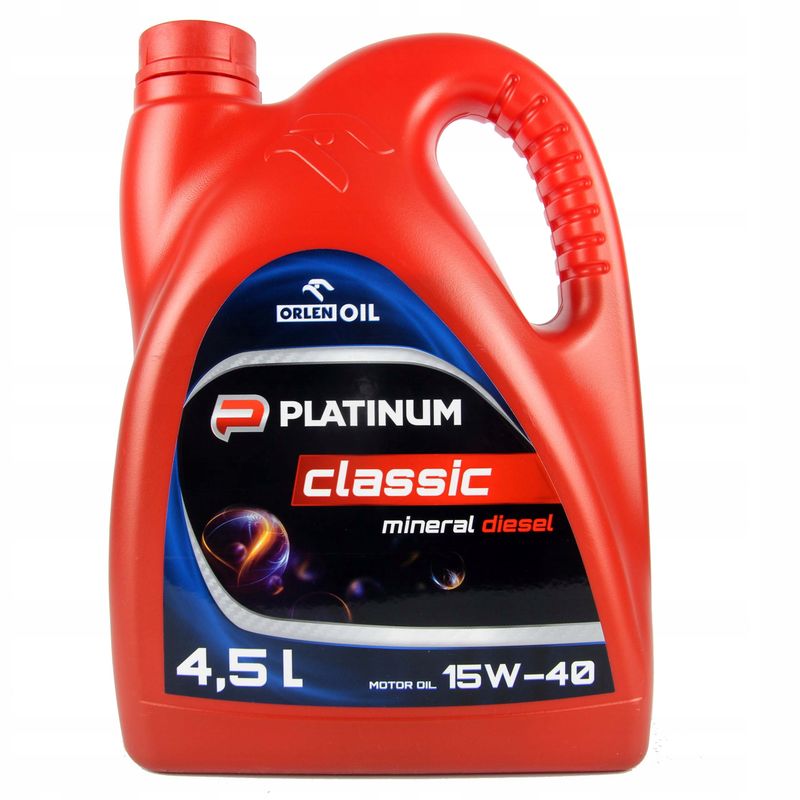 Oleje i smary - ORLEN PLATINUM CL. DIESEL MIN 15W40 4,5L