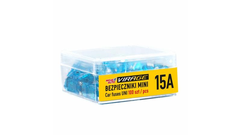 Bezpiecznik plaski mini 15a /100szt/ - VIRAGE AMT94-060