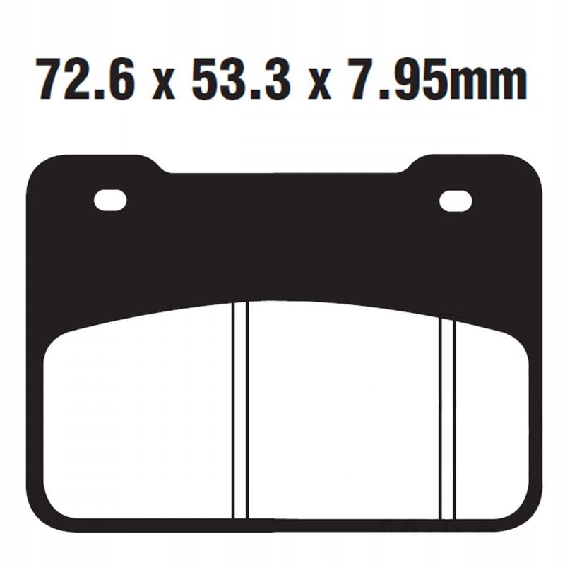Klocki hamulcowe. moto. - EBC Brakes SFA627HH