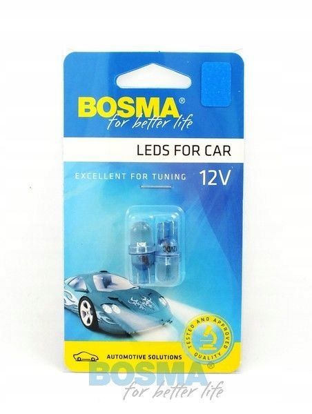 Led 12v t10 calos.niebieska - BOSMA LED2427