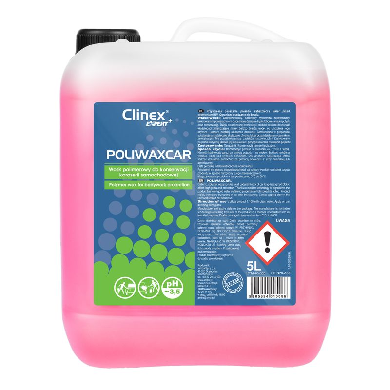 Clinex expert+ poliwaxcar 5l AMT40-065