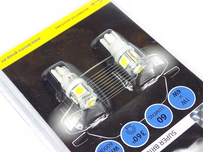 Led 12v t10 4xsmd5050 biala - BOSMA LED4168