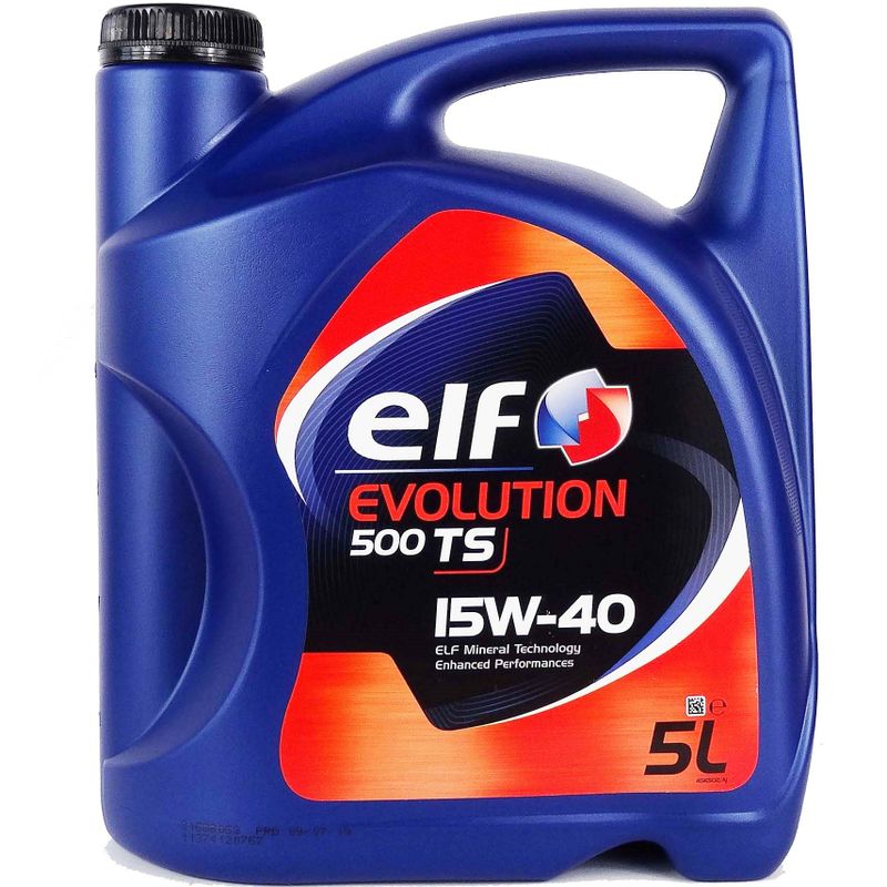 Oleje i smary - ELF EVO 500 TS 15W40 5L