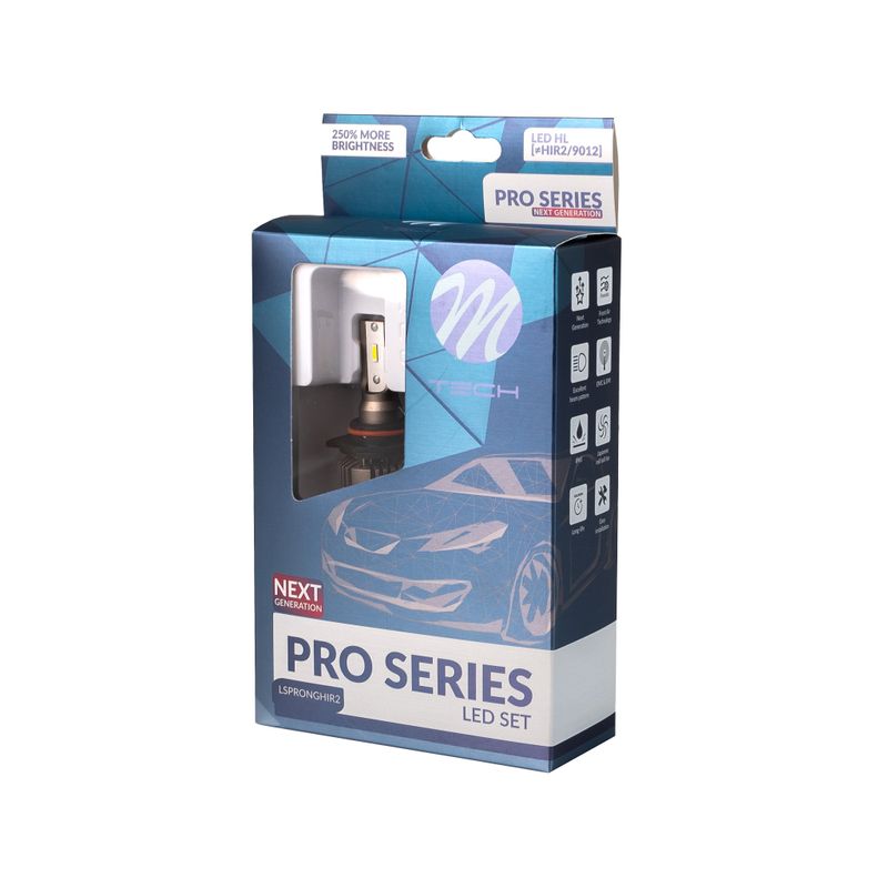 Zestaw led set hir2 9012 12v 6500k - M-TECH MTELSPRONGHIR2