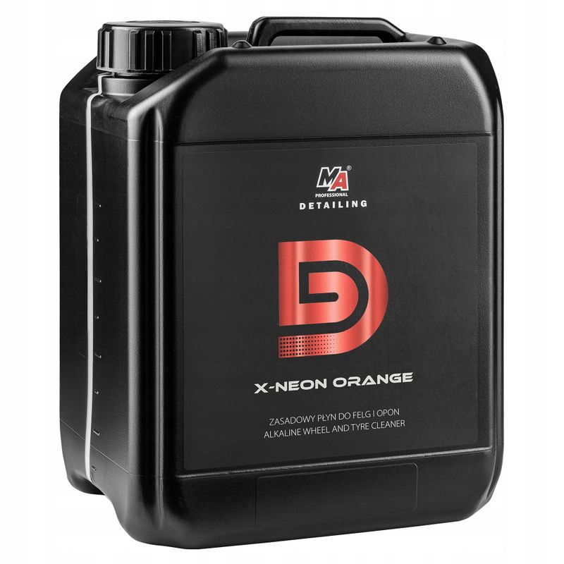 MA PROFESSIONAL DETAILING - X-NEON ORANGE 5L Zasadowy Płyn Do Felg I Opon - MA PROFESSIONAL 20-D39