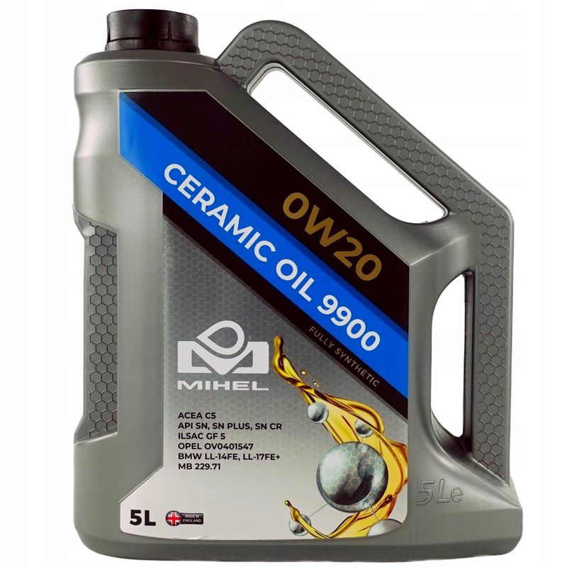 Olej mihel ceramic 9900 0w-20 5l c5 MIHCO99005