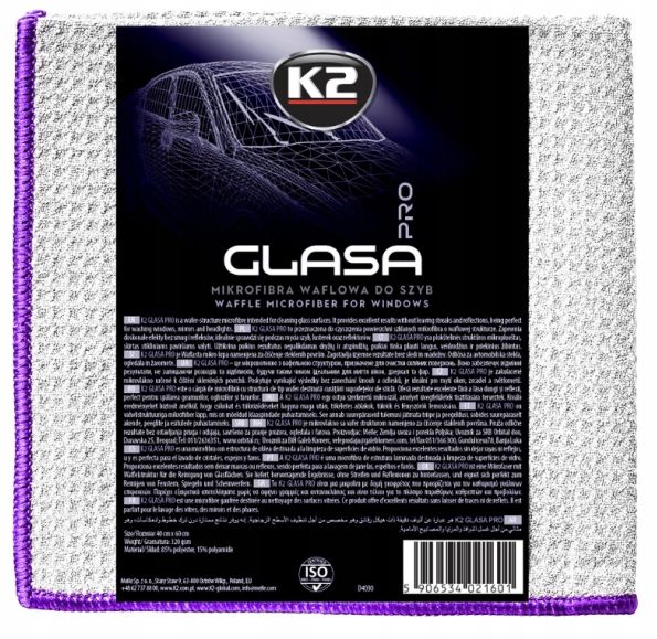 K2-glasa pro mikrofibra waflowa do szyb - K2 MELLE MELD4030