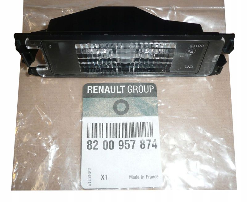 Lampa tablicy rejestracyjnej - OE 8200957874