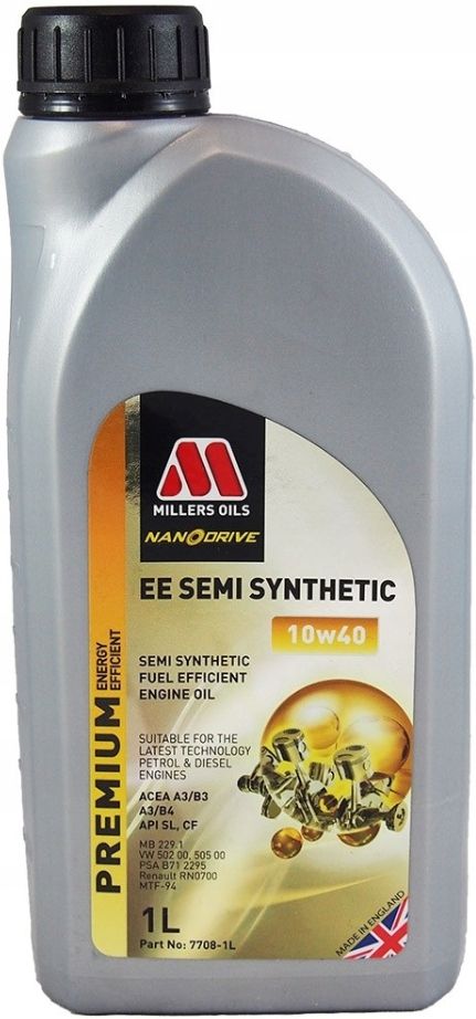 Millers ee performance 10w40 1l - MILLERS OILS 7708-1