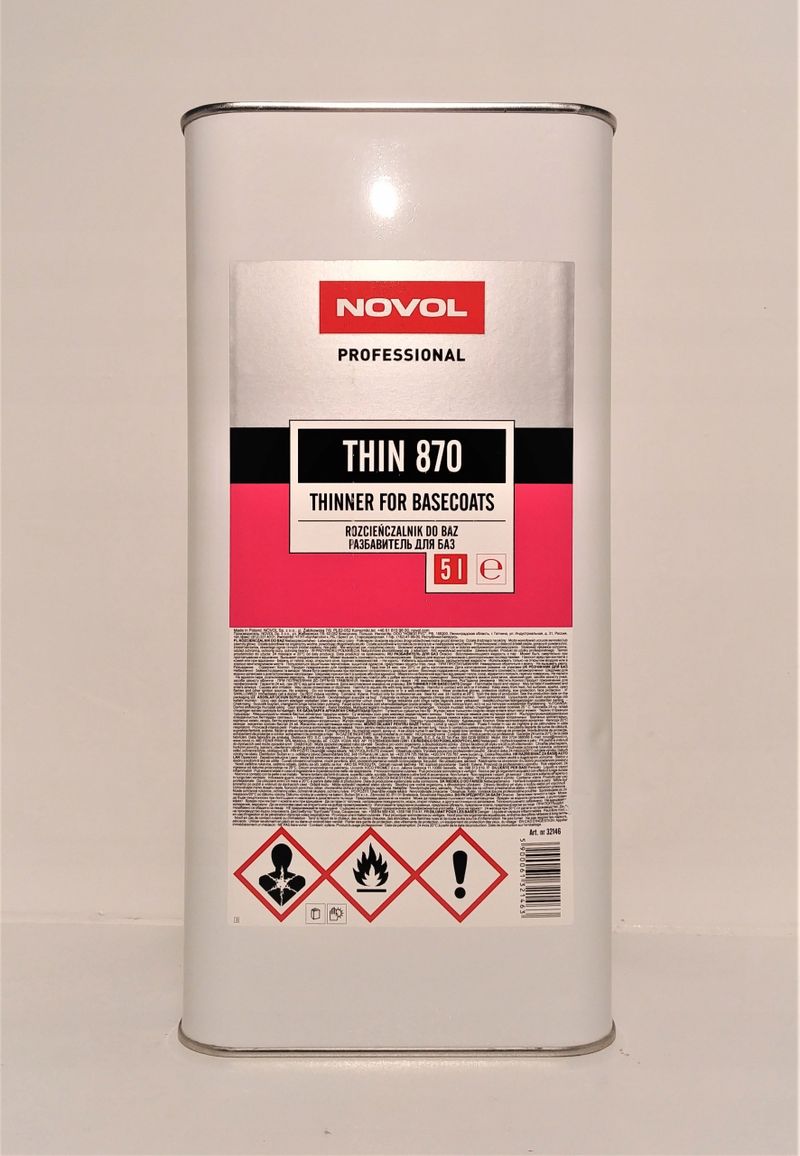 Novol-thin870 rozcienczalnik do baz 5l NOV32146