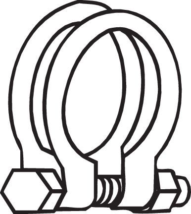 Obejma układu wydechowego - BOSAL BOS250-547