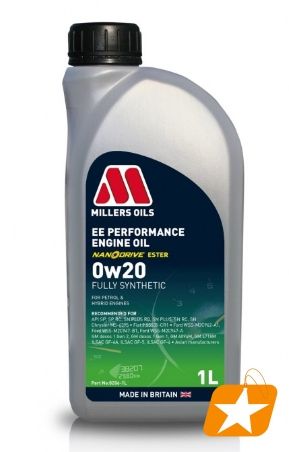 Millers ee performance 0w20 1l sp/sp rc plus/sn, dex… - MILLERS OILS 8206-1