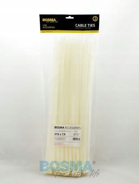 Opaska kabl.biala 370 x 7,6 - BOSMA LED8757