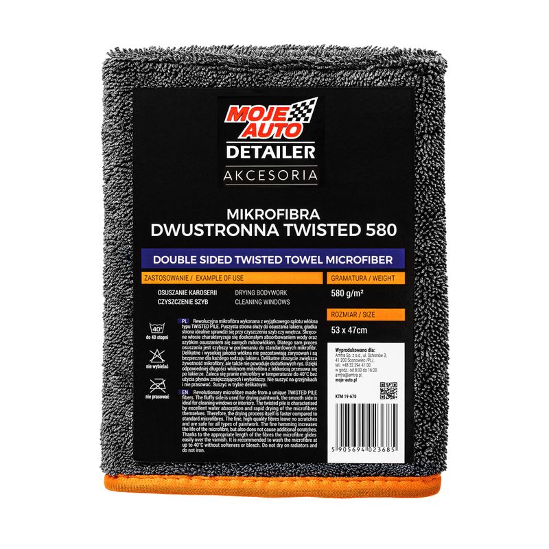 Moje automato mikrofibra twisted towel AMT19-670