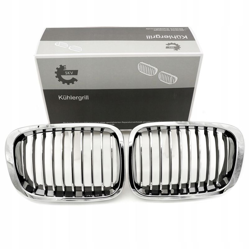 Grill bmw pojedyncza listwa, chrom, bmw 3 e46 - SKV 66SKV063