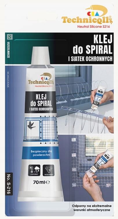 Klej do spiral i siatek ochronnych 70ml - TECHNICQLL S-216