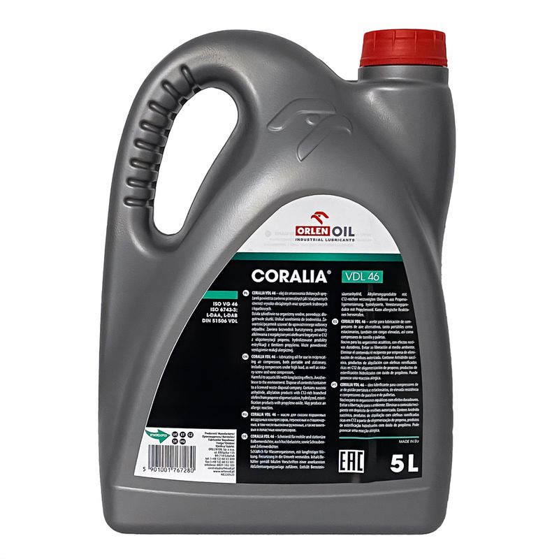 Oleje i smary - ORLEN PLATINUM CORALIA VDL 46 5L