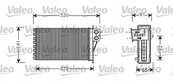 Nagrzewnica - VALEO 812221