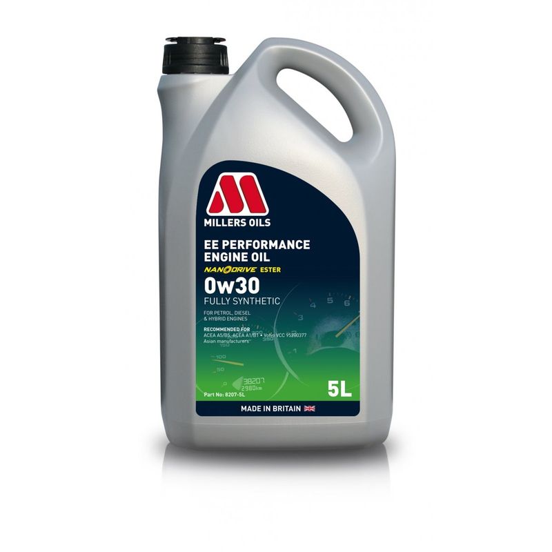 Millers ee performance 0w30 5l a5/b5 - MILLERS OILS 8207-5