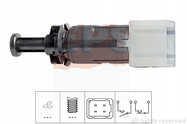 WŁĄcznik ŚwiateŁ stop renault clio 1,1 98- - EPS 1.810.149