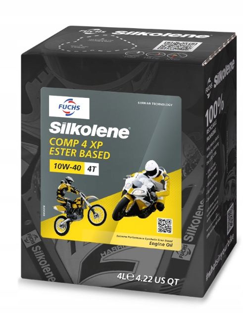 Olej fuchs 10w-40 silkolene comp 4 4l OLEFUC10W404COMP4
