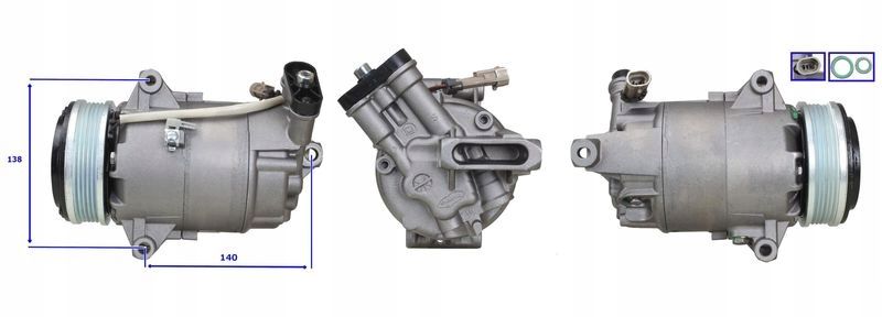 Kompresor klimatyzacji opel - ELSTOCK 51-0247