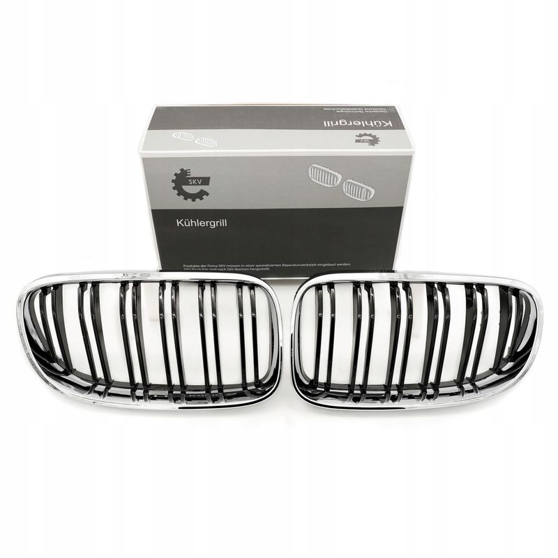 Grill bmw podwójna listwa, czarny chrom, bmw 3 e92 facelift… - SKV 66SKV118