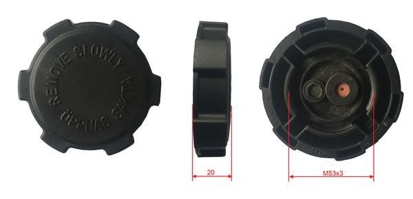 Korek zbiornika wyrównawczego - THERMOTEC DBSC003TC