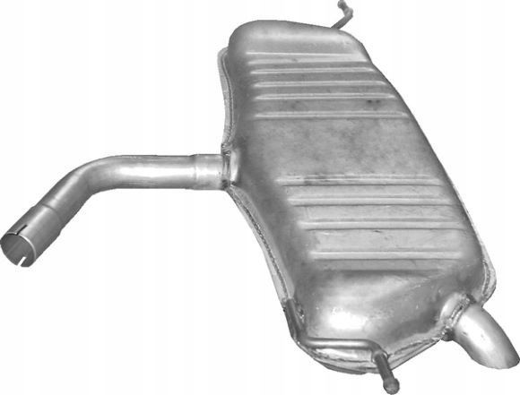 Tłumik tył vw touran 1.6 03- - POLMOSTROW 30.154AL