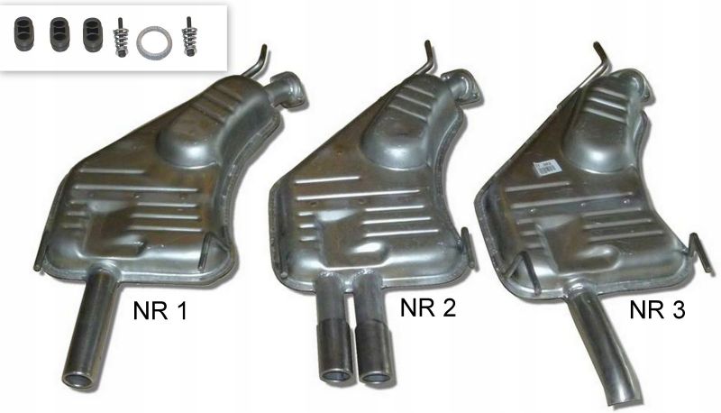 Tłumik końcowy opel vectra b 1.6i-2.0i kat - Tłumiki POLMOSTROW 17.280
