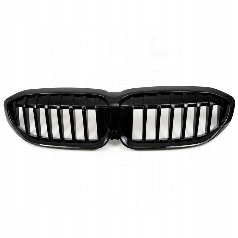 Grill bmw komplet l+p, pojedyncza listwa, czarny połys… - SKV ESEN 66SKV136