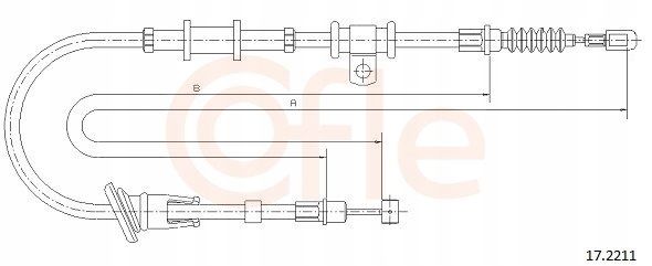 Linka h-ca le mitsubishi spacestar 02- - COFLE 17.2211